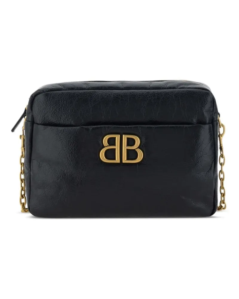 Balenciaga XS Monaco Umhängetasche - Schwarz Schwarz