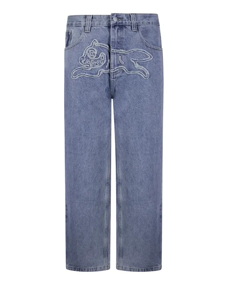 ICECREAM Running Dog embroidered jeans - Blau Blau