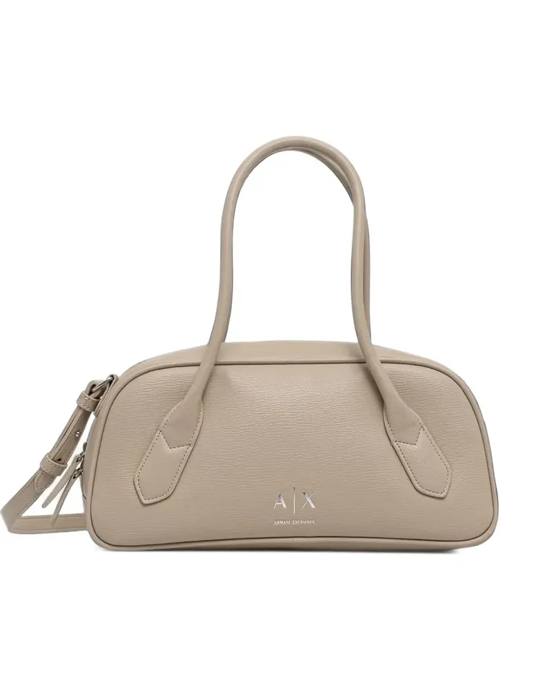 Armani Exchange logo tote bag - Nude Nude