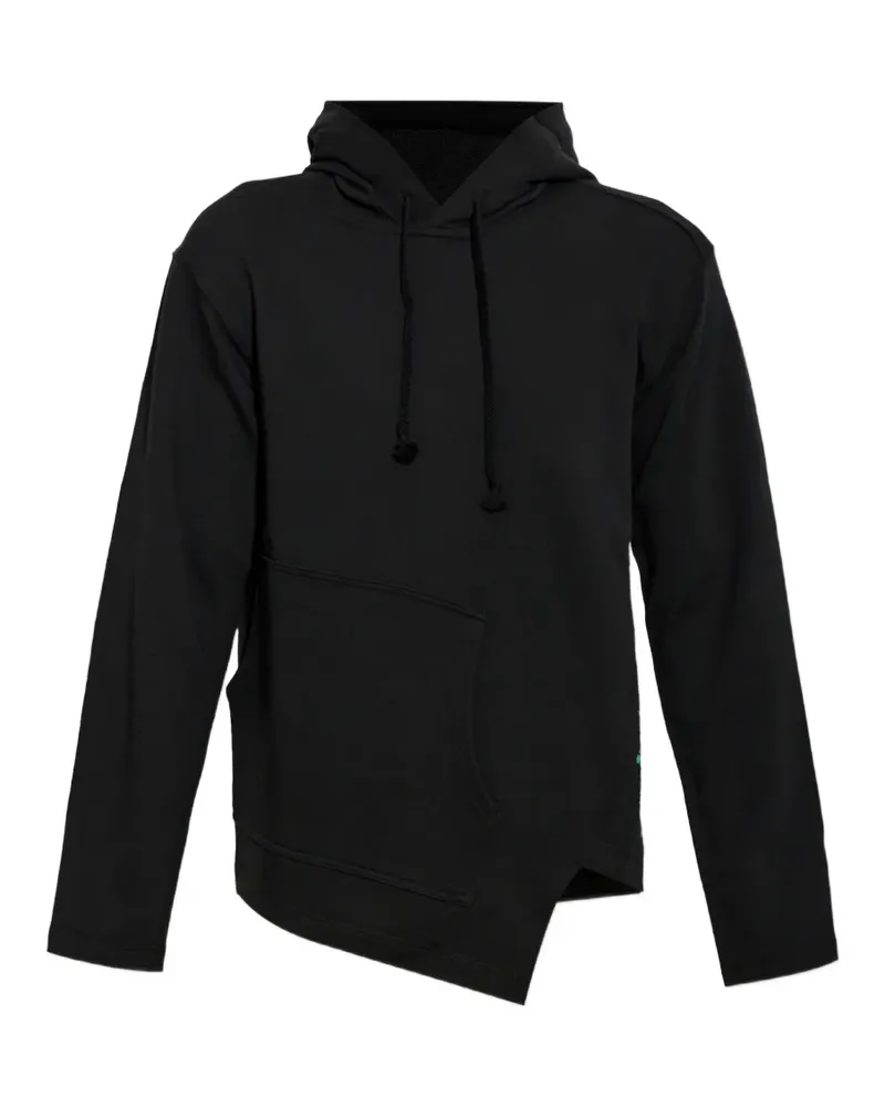 Comme des Garçons Asymmetrischer Hoodie mit Farbklecksen - Schwarz Schwarz