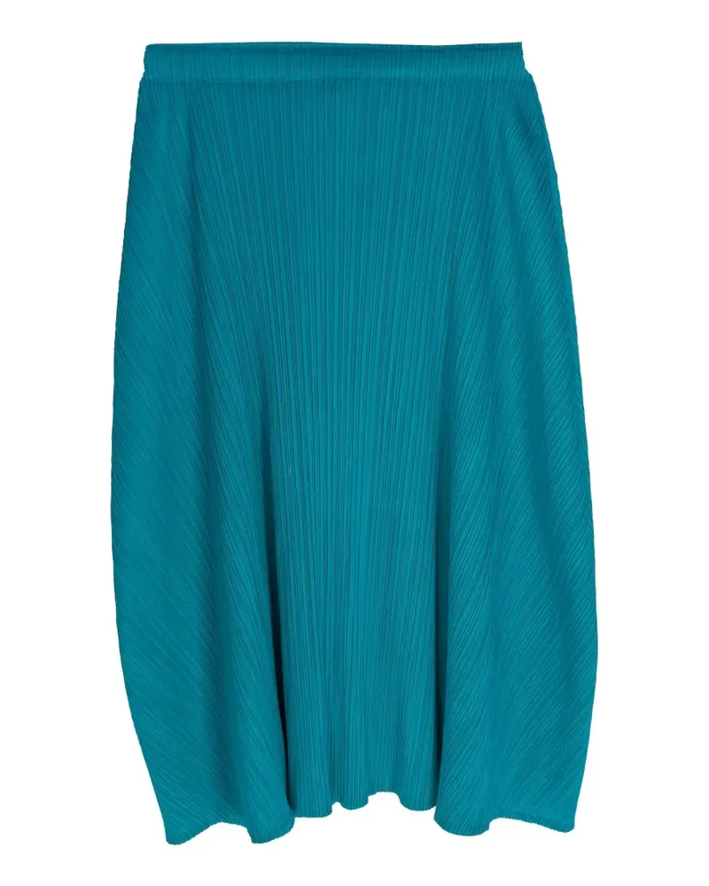 Issey Miyake 2022 knielanger Faltenrock - Blau Blau