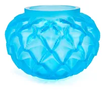 Languedoc Vase aus Kristall 21,5cm - Blau