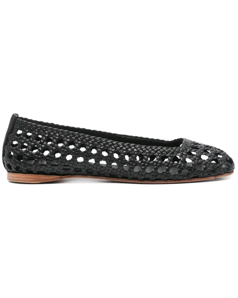 Paloma Barceló Shell Ballerinas - Schwarz Schwarz