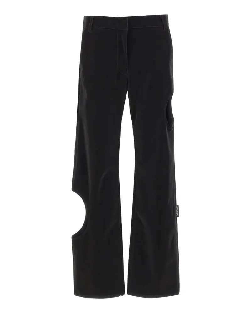 OFF-WHITE Meteor Hose mit Cut-Out - Schwarz Schwarz