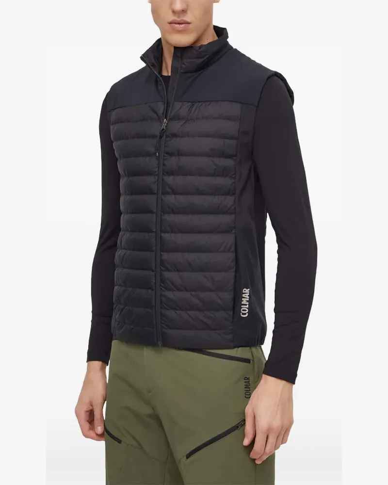 Colmar quilted zip-up gilet - Schwarz Schwarz