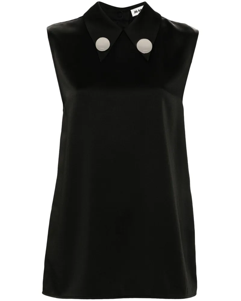 Jil Sander Bluse mit Clipdetails - Schwarz Schwarz