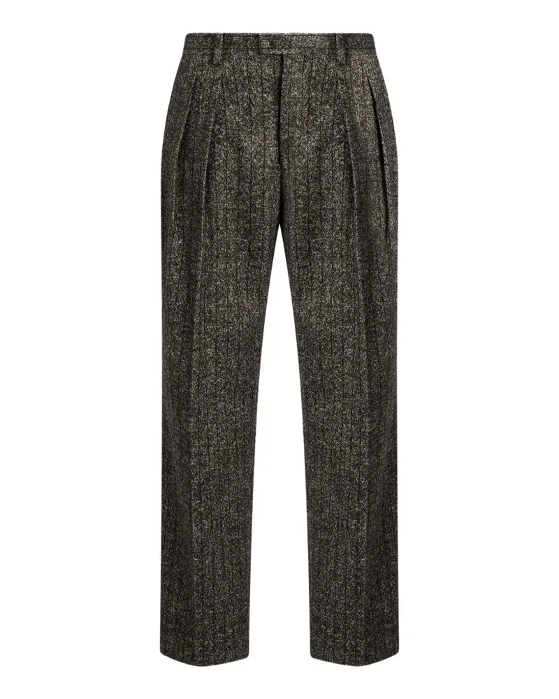 Dolce & Gabbana Gestreifte Hose - Grau Grau