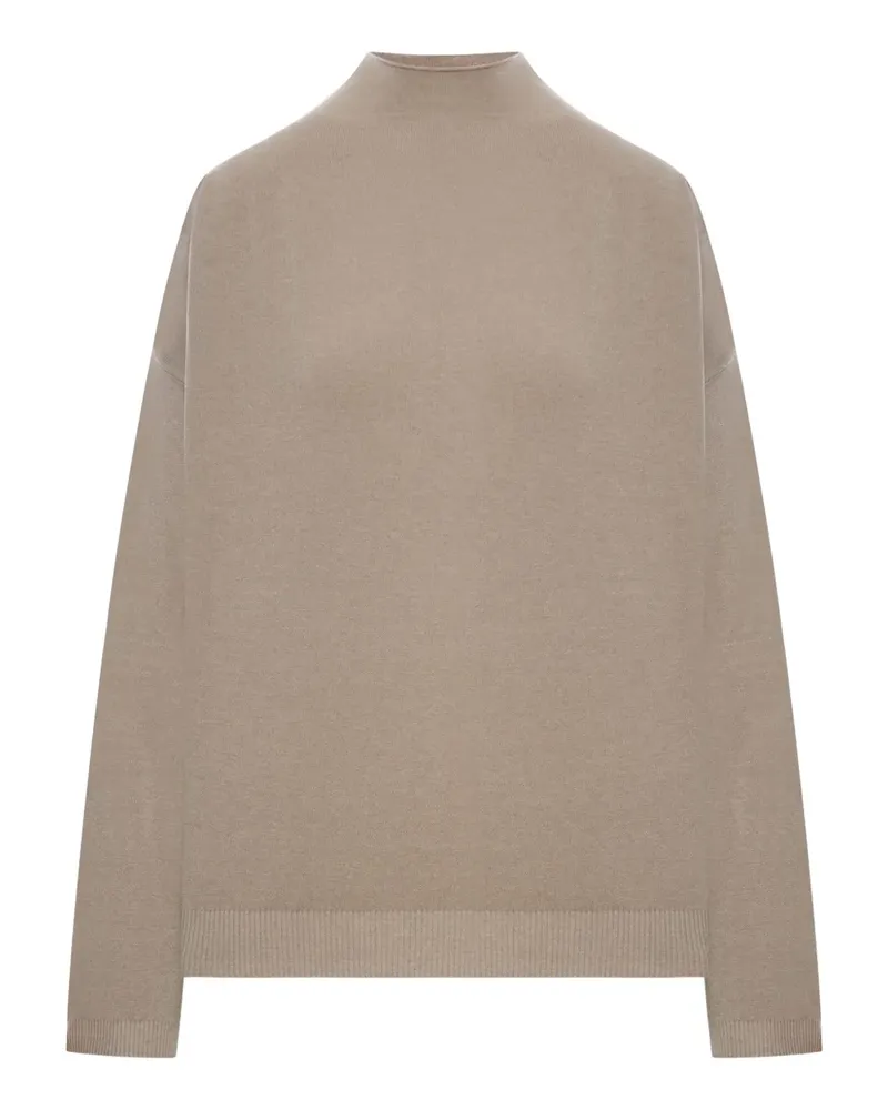 TRANSIT Fein gestrickter Pullover - Nude Nude