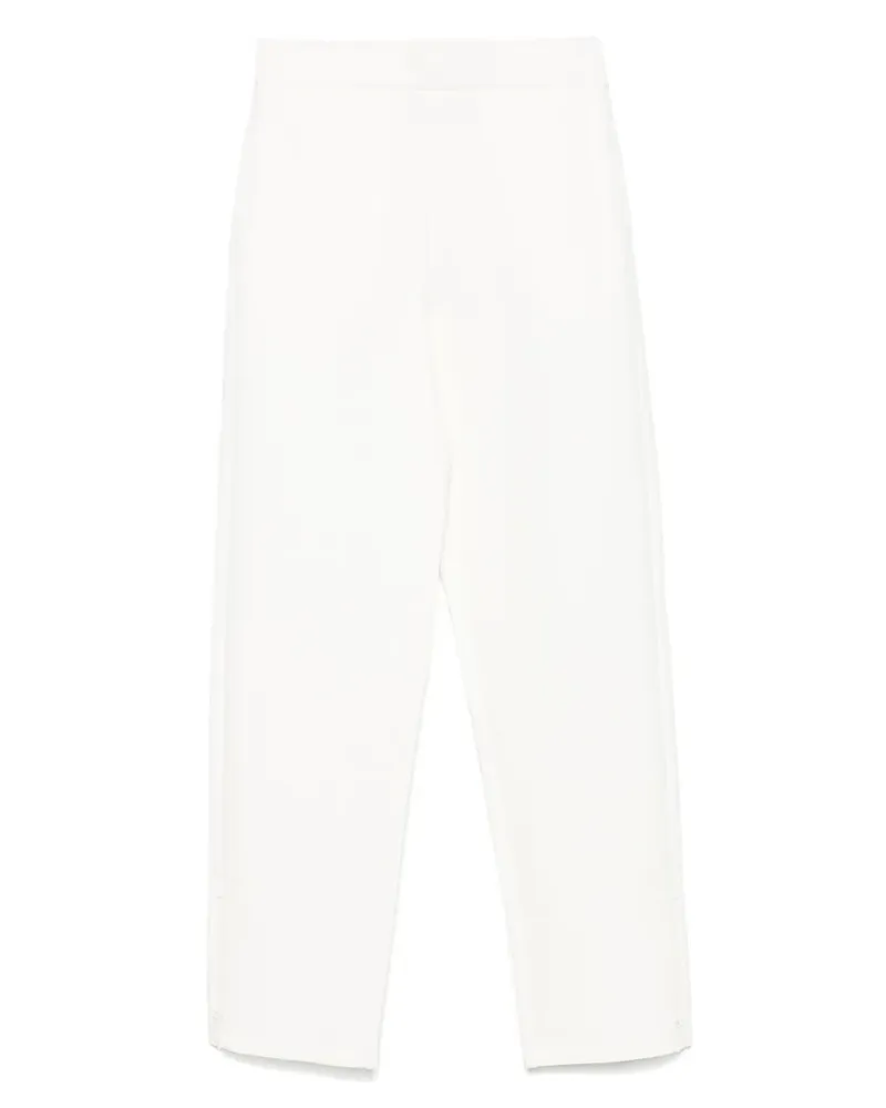 Emporio Armani Gerade Hose - Weiß Weiß