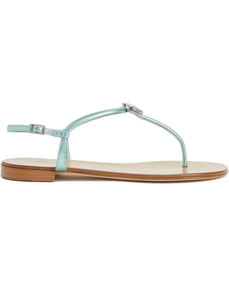 Giuseppe Zanotti Geltrude Sandalen mit Kristallen - Blau Blau