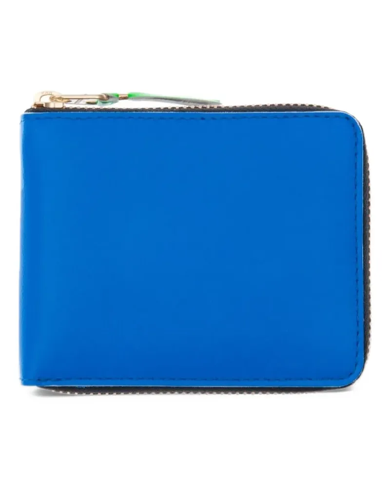 Comme des Garçons zip-around leather wallet - Blau Blau