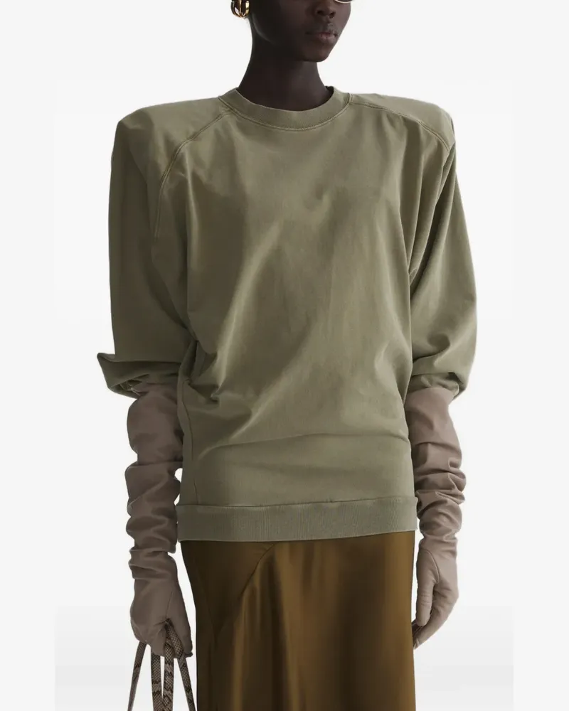 Thierry Mugler Langarmshirt mit Fledermaus - Nude Nude