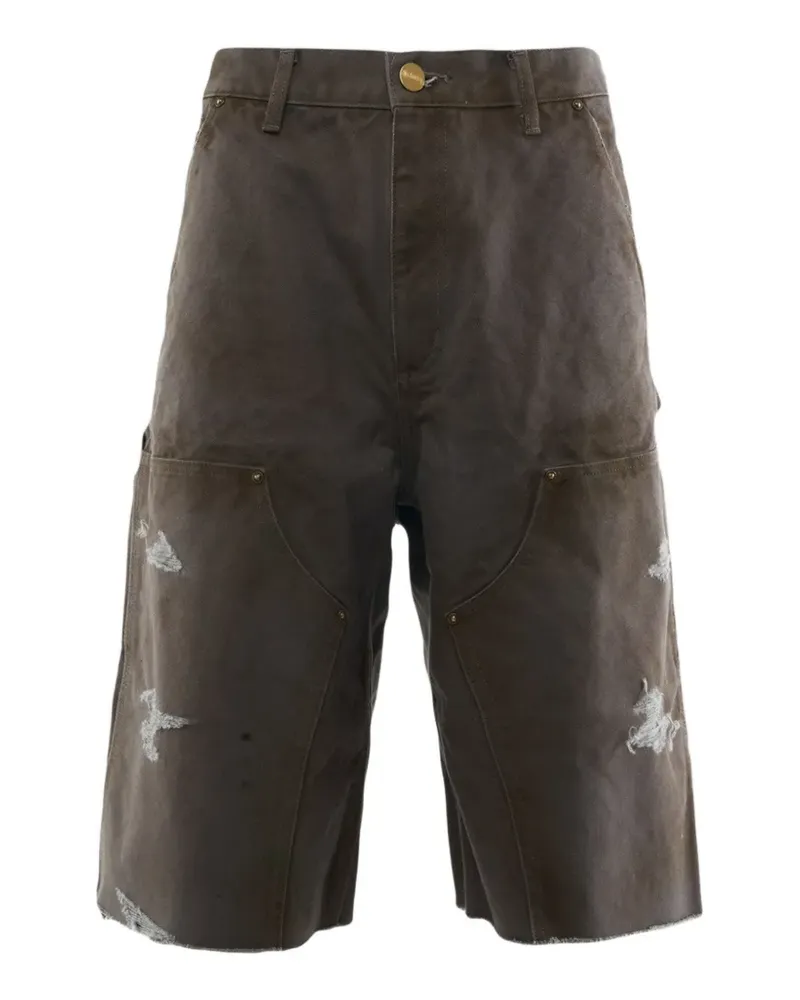 MIHARAYASUHIRO Shorts mit Gürtelschlaufen - Grau Grau