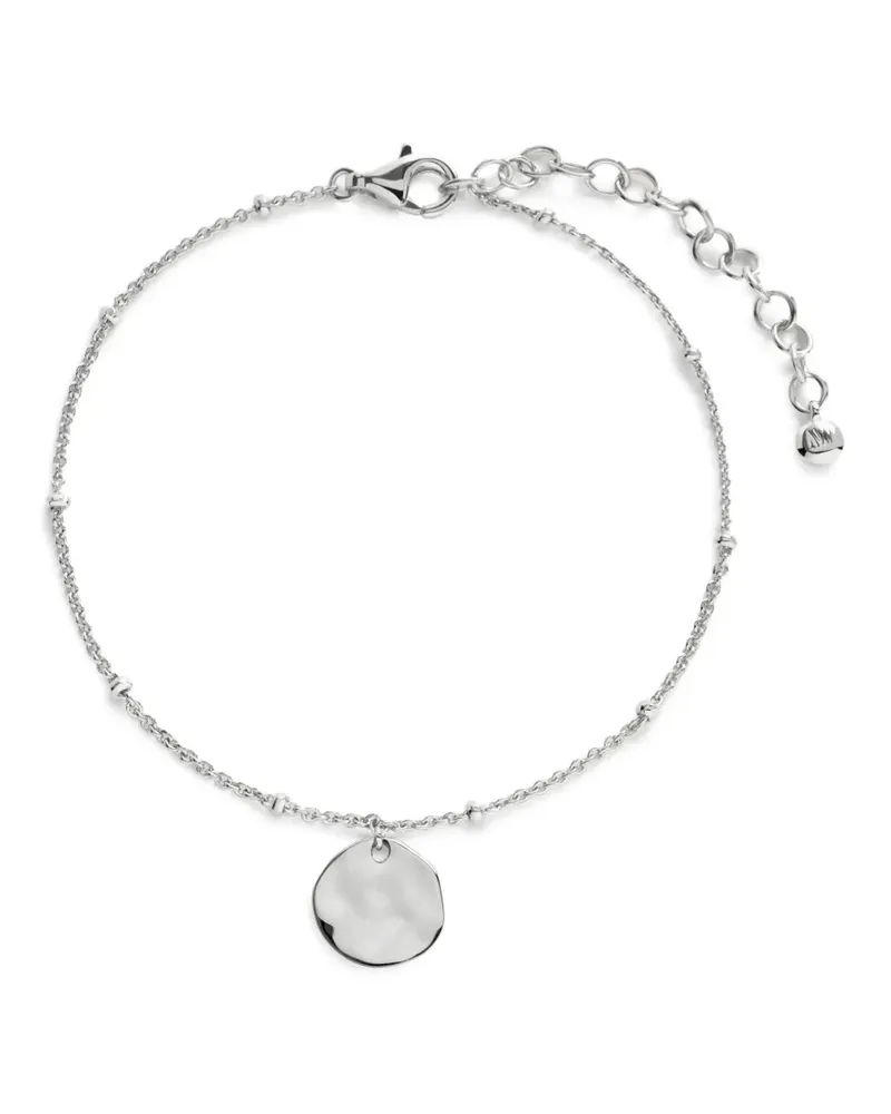 Monica Vinader Siren Muse Disc Armband - Silber Silber