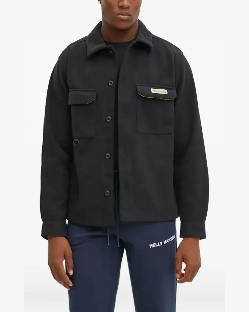 Columbia Sportswear Company Hemdjacke mit aufgesetzten Taschen - Schwarz Schwarz