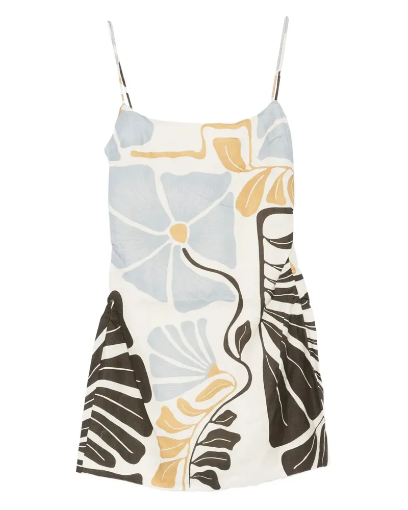 SIR Lola square-neck mini dress - Nude Nude