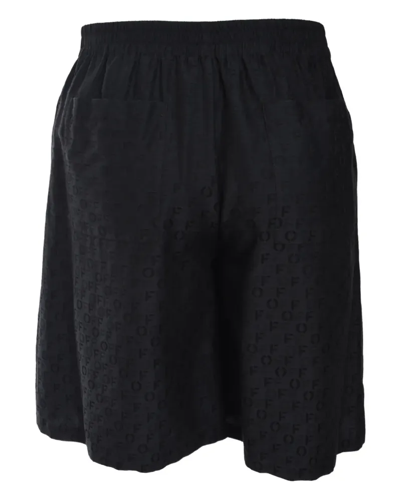 OFF-WHITE Bermudas mit Jacquard - Schwarz Schwarz