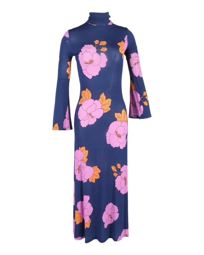 Dodo Bar Or Brigitte Maxikleid mit Rollkragen - Blau Blau