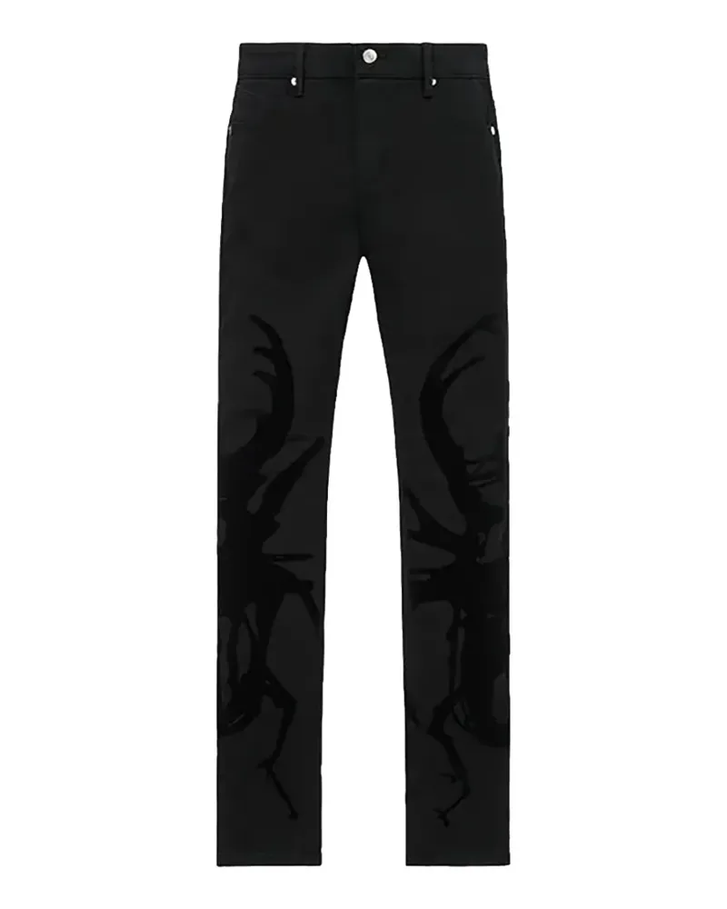 RTA Bryant Jeans mit Käferprint - Schwarz Schwarz