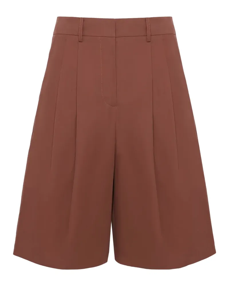 Yves Salomon Bermudas mit Bundfalten - Braun Braun
