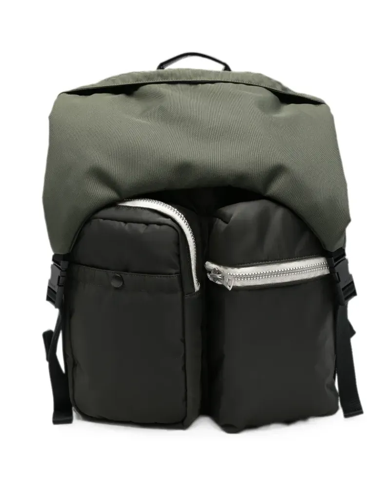 Sacai cargo-pockets backpack - Grün Grün