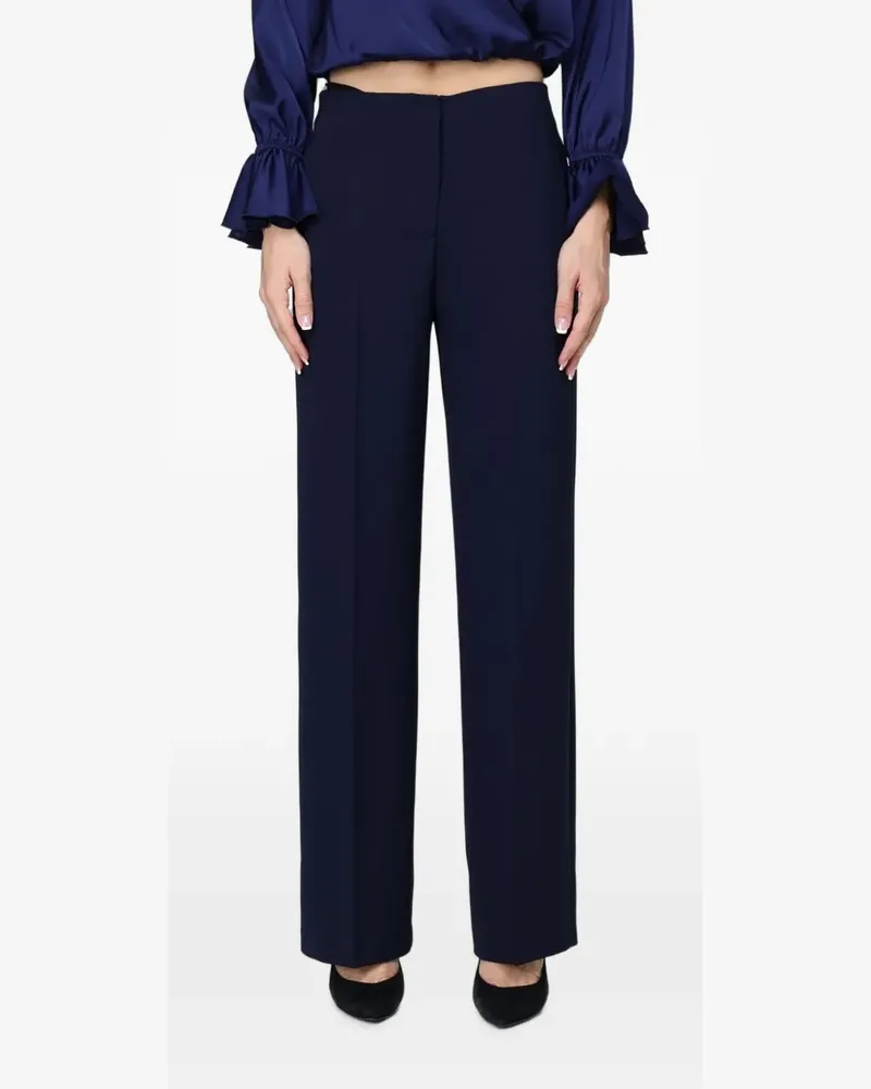 Hanita Gerade Hose mit Bügelfalten - Blau Blau