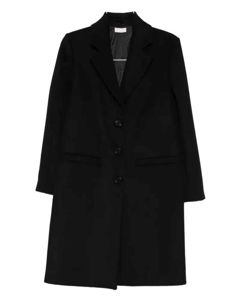 Liu Jo Einreihiger Mantel - Schwarz Schwarz