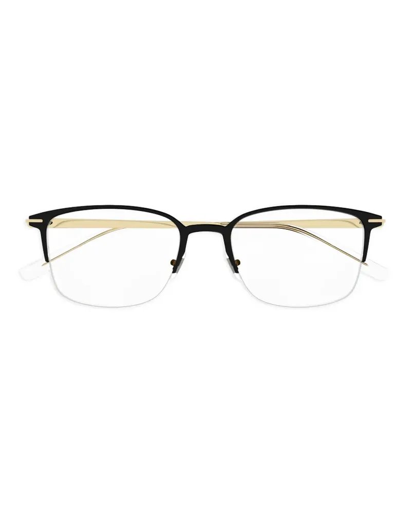 Montblanc half-rim glasses - Schwarz Schwarz