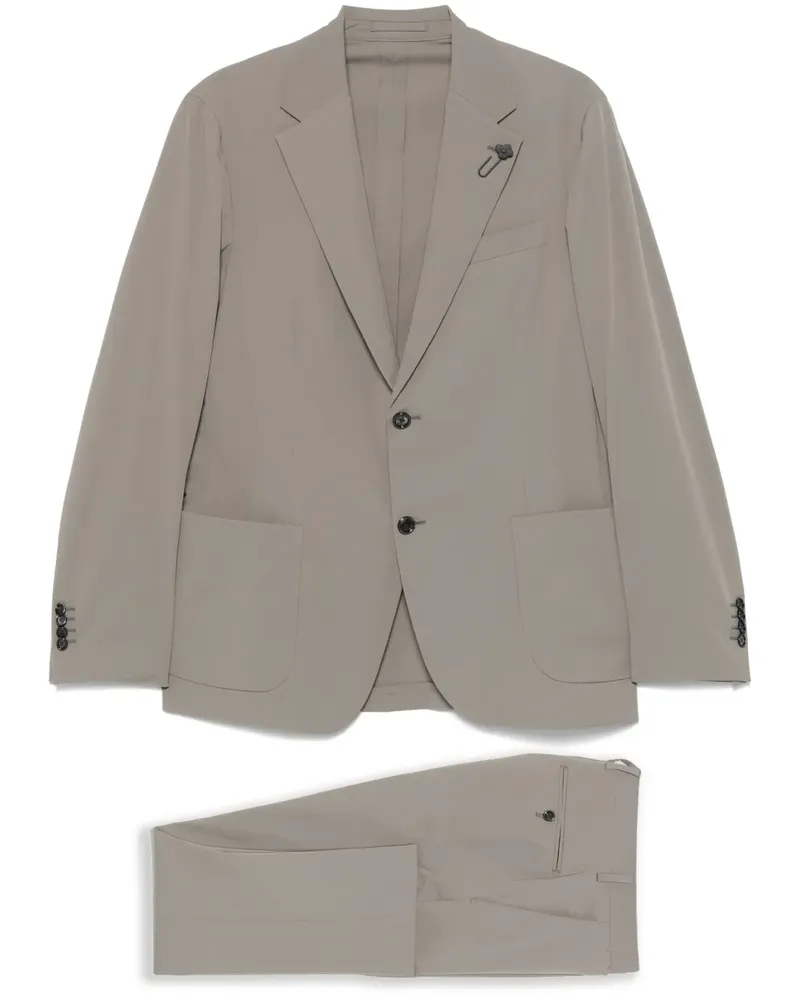 LARDINI Einreihiger Anzug - Grau Grau