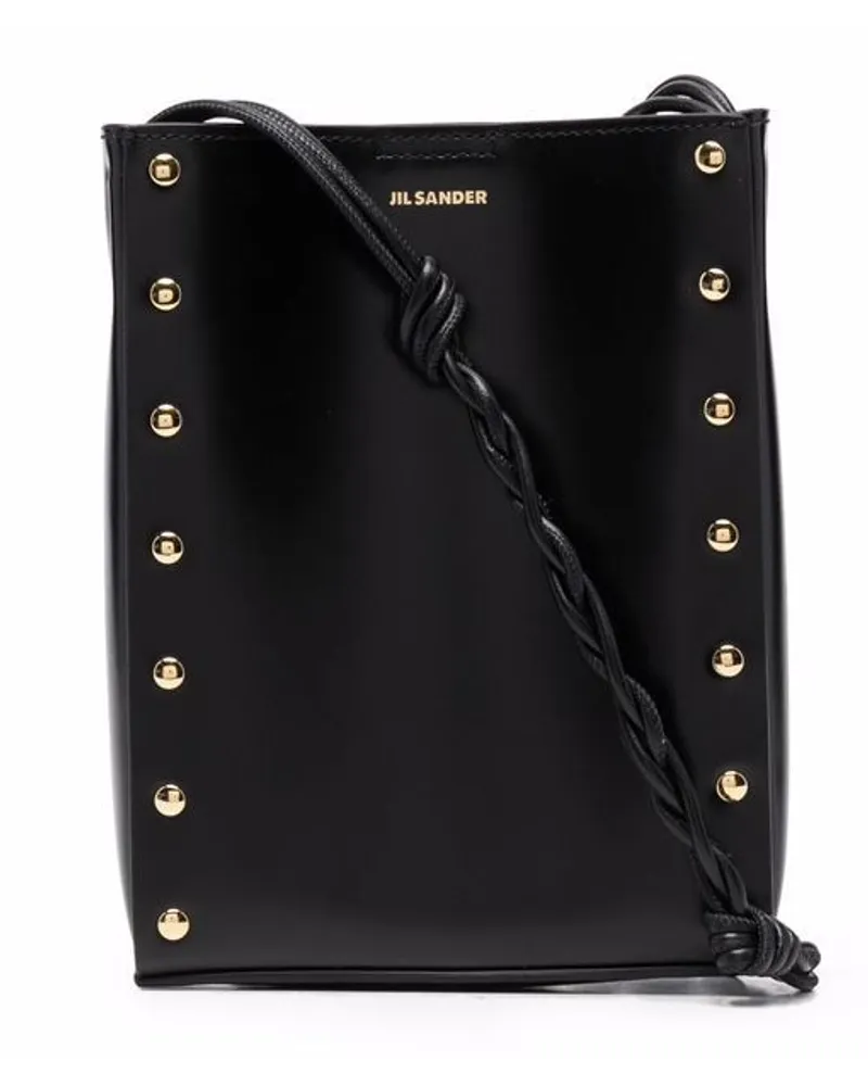 Jil Sander Verzierte Tangle Schultertasche - Schwarz Schwarz