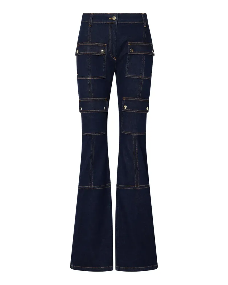 Liu Jo flare jeans with pockets - Blau Blau