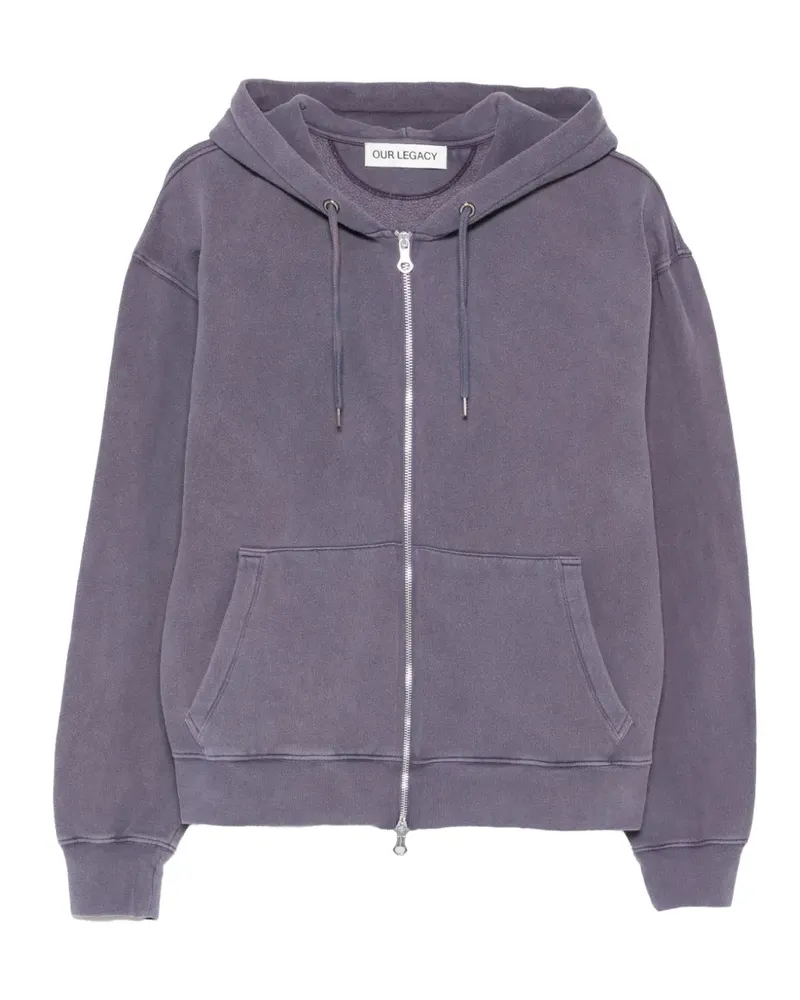 Our Legacy Rascal zip-up hoodie - Violett Violett
