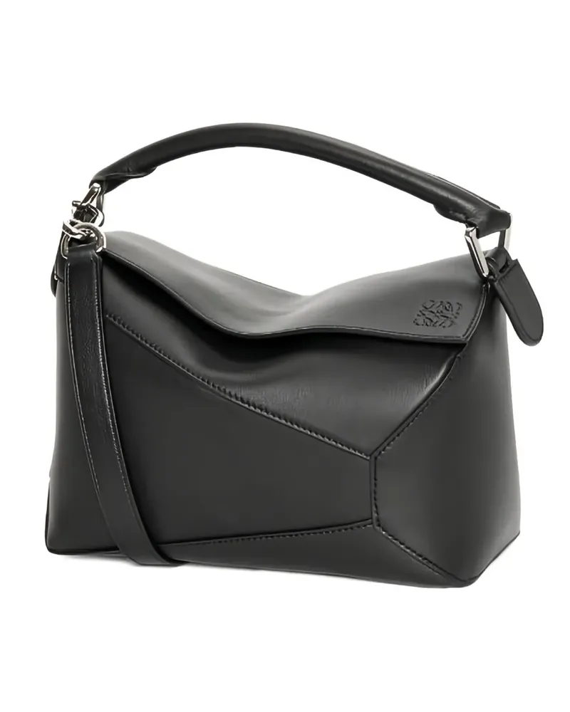 Loewe Kleine Puzzle Handtasche - Schwarz Schwarz