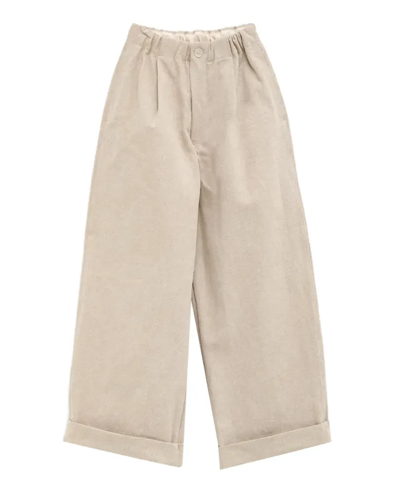 Lauren Manoogian canvas trousers - Nude Nude