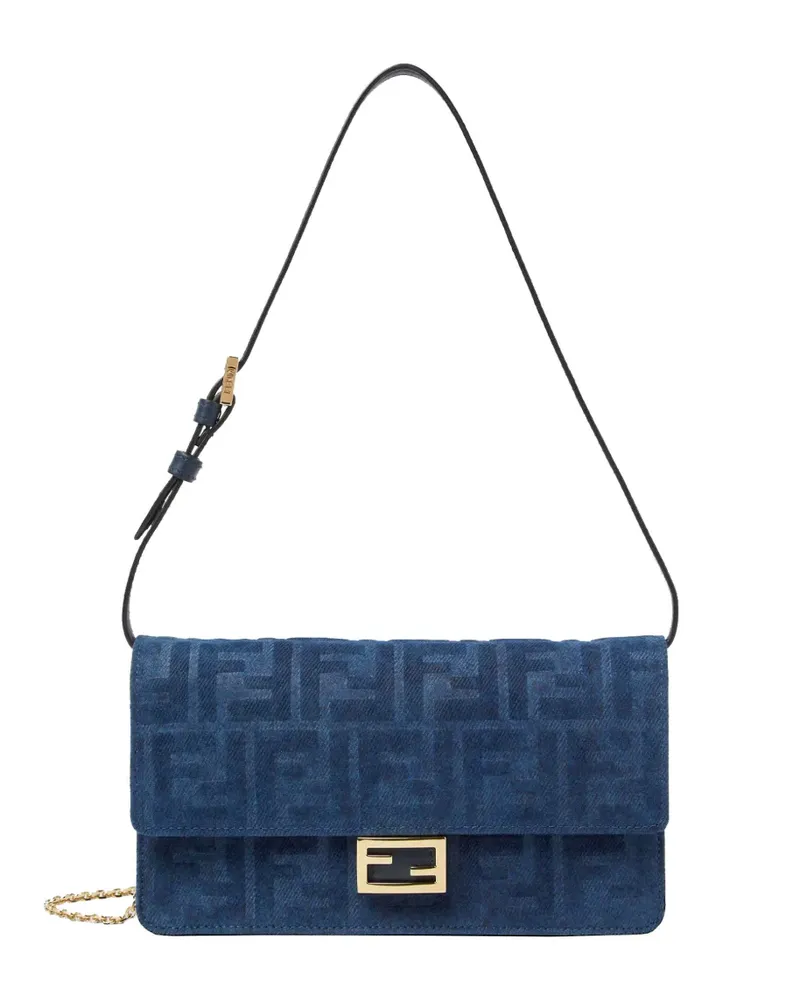 Fendi Baguette wallet-on-chain - Blau Blau