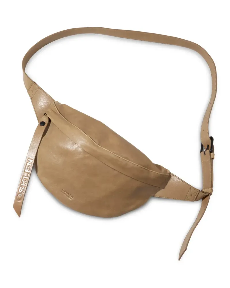 Osklen Gürteltasche aus Leder - Nude Nude