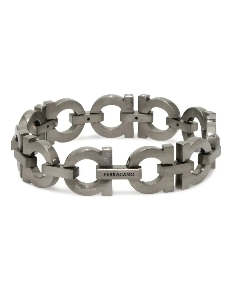 Ferragamo Kettenarmband im Gancini-Design - Silber Silber