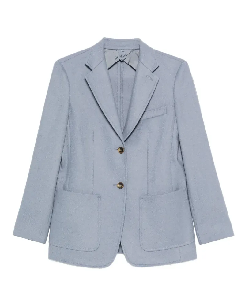 Max Mara Einreihiges Sakko - Blau Blau