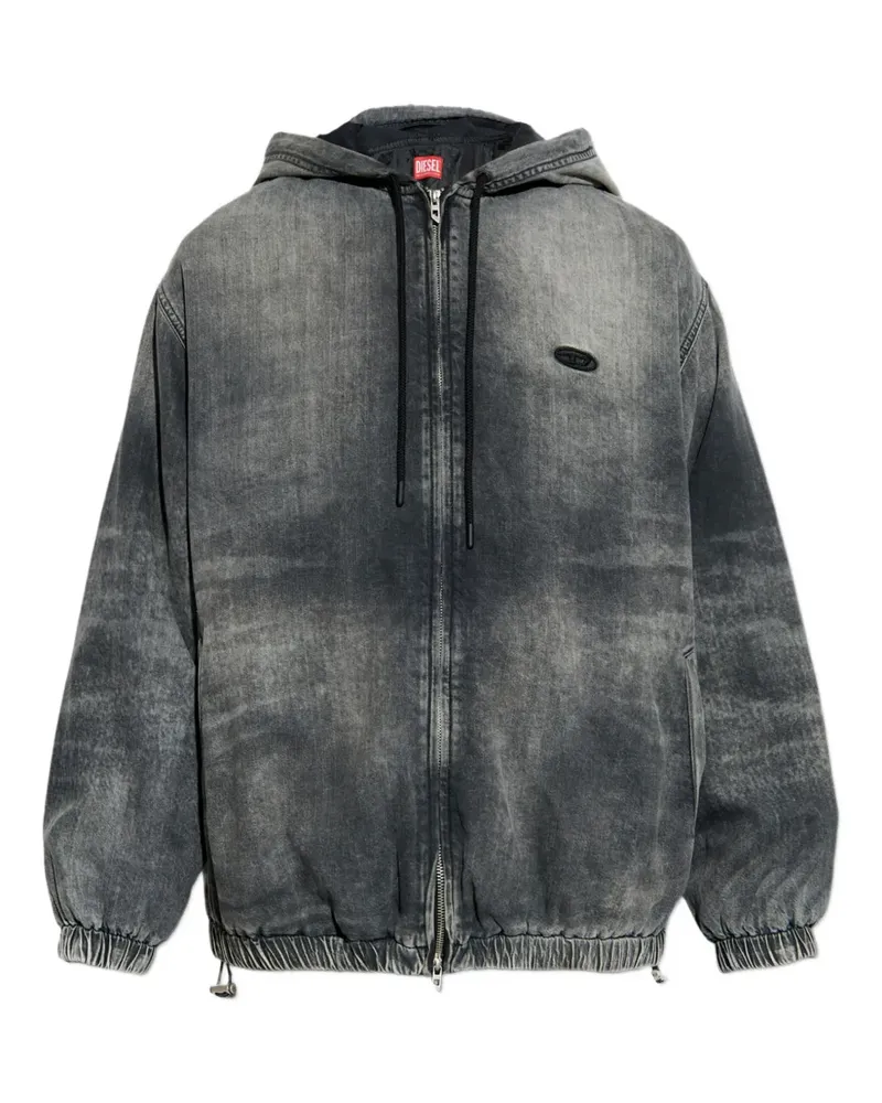 Diesel D-Offy hooded zip jacket - Grau Grau
