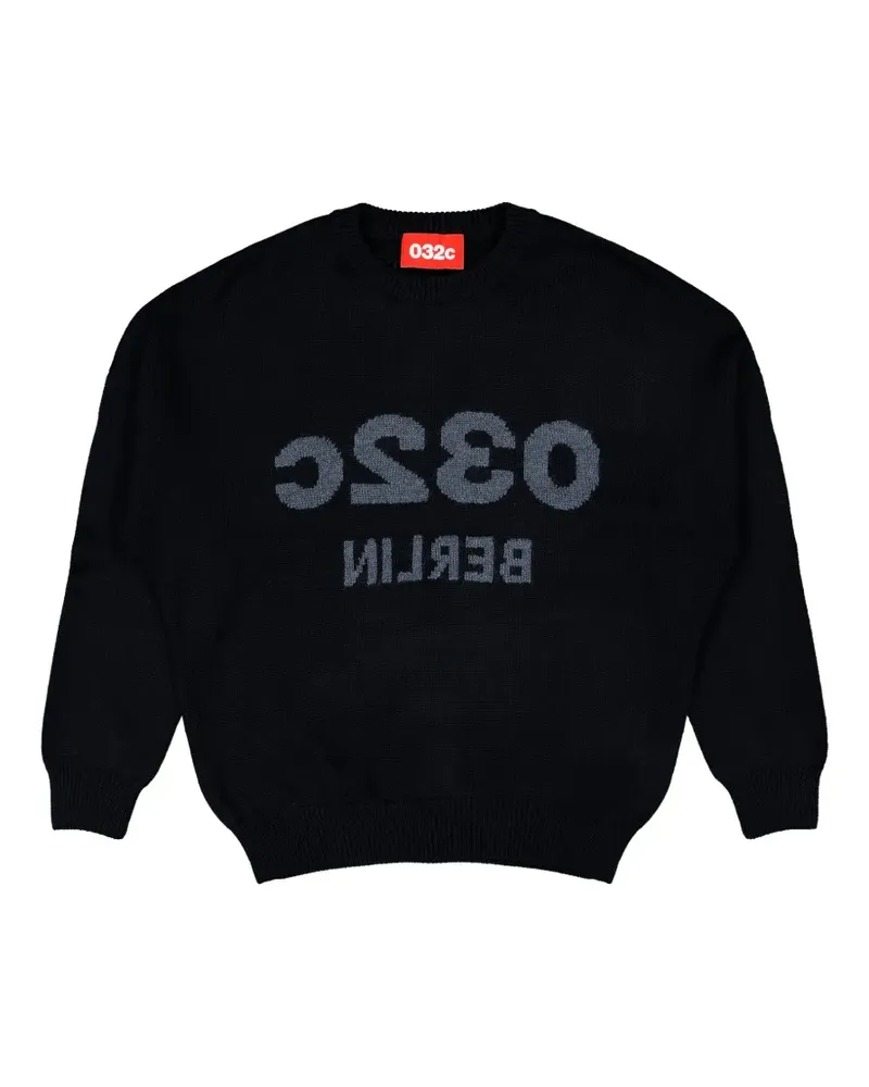 032c crew-neck sweatshirt - Schwarz Schwarz