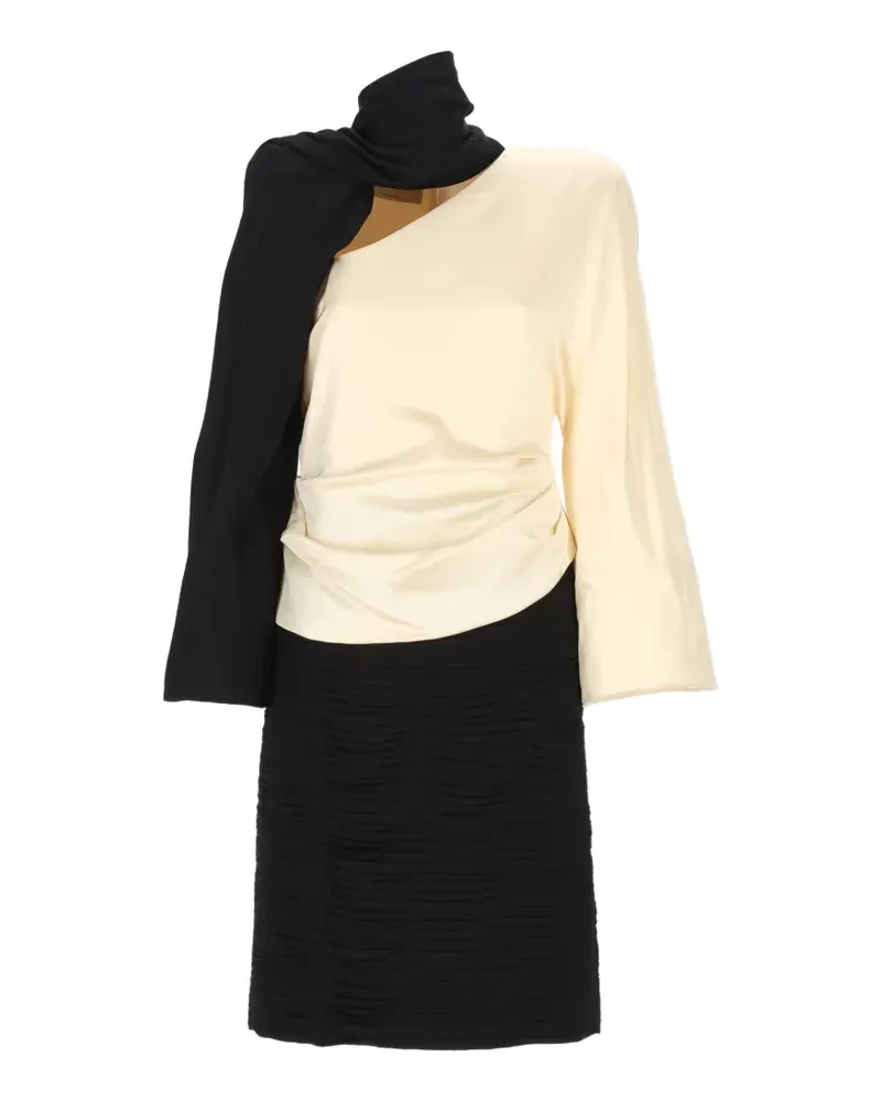 Valentino Garavani draped mini dress - Schwarz Schwarz