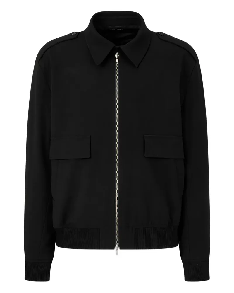 STUDIO TOMBOY Jacke mit Reißverschluss - Schwarz Schwarz