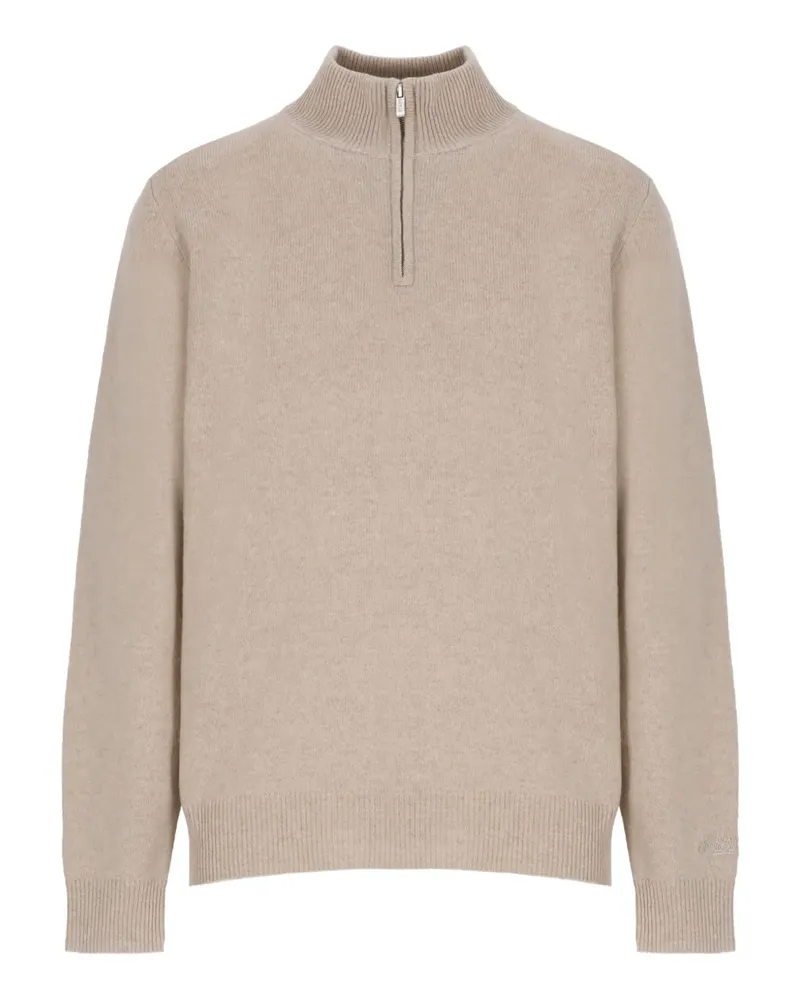 MC2 Saint Barth zip-neck sweater - Nude Nude