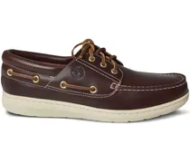 Loafer mit Schnürdetail - Braun