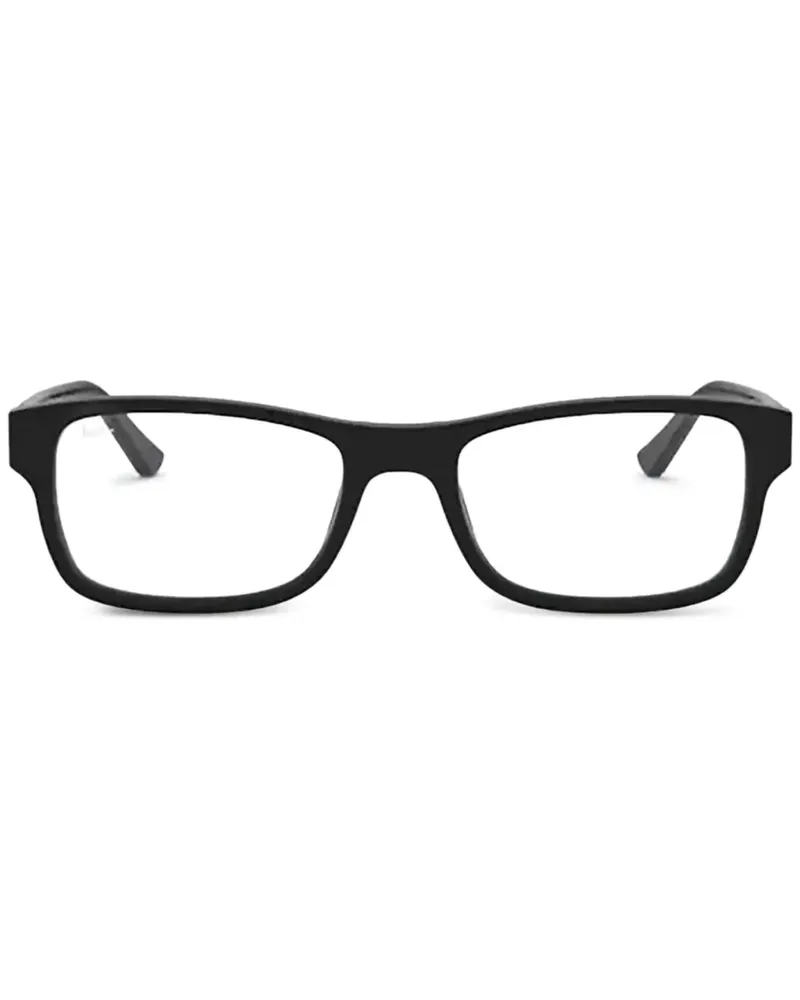 Ray Ban Brille mit eckigem Gestell - Schwarz Schwarz