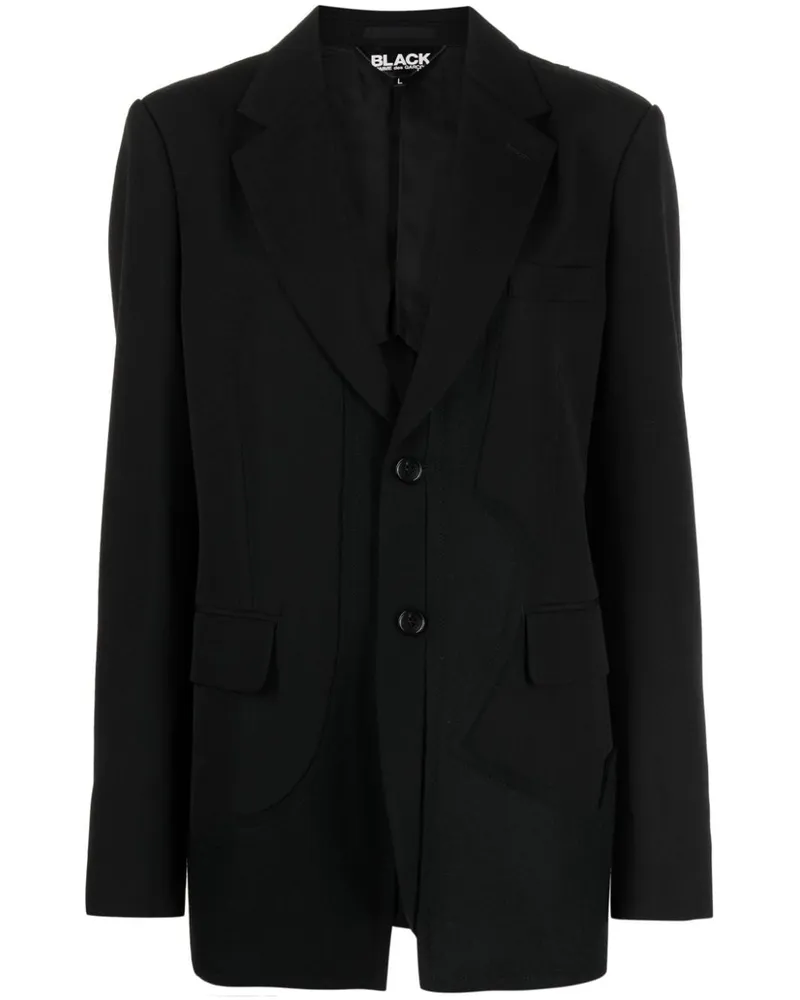 Comme des Garçons single-breasted wool blazer - Schwarz Schwarz