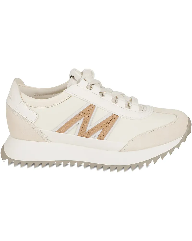 Moncler Pacey2 embossed-logo low-top sneakers - Nude Nude