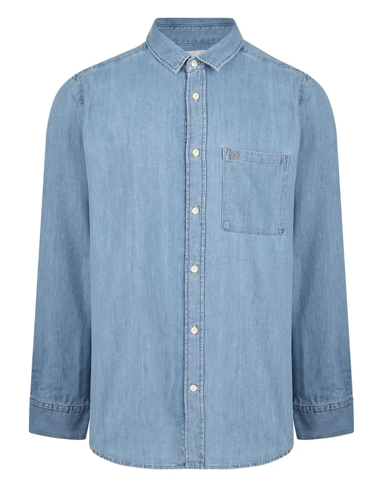 Calvin Klein Klassisches Hemd - Blau Blau