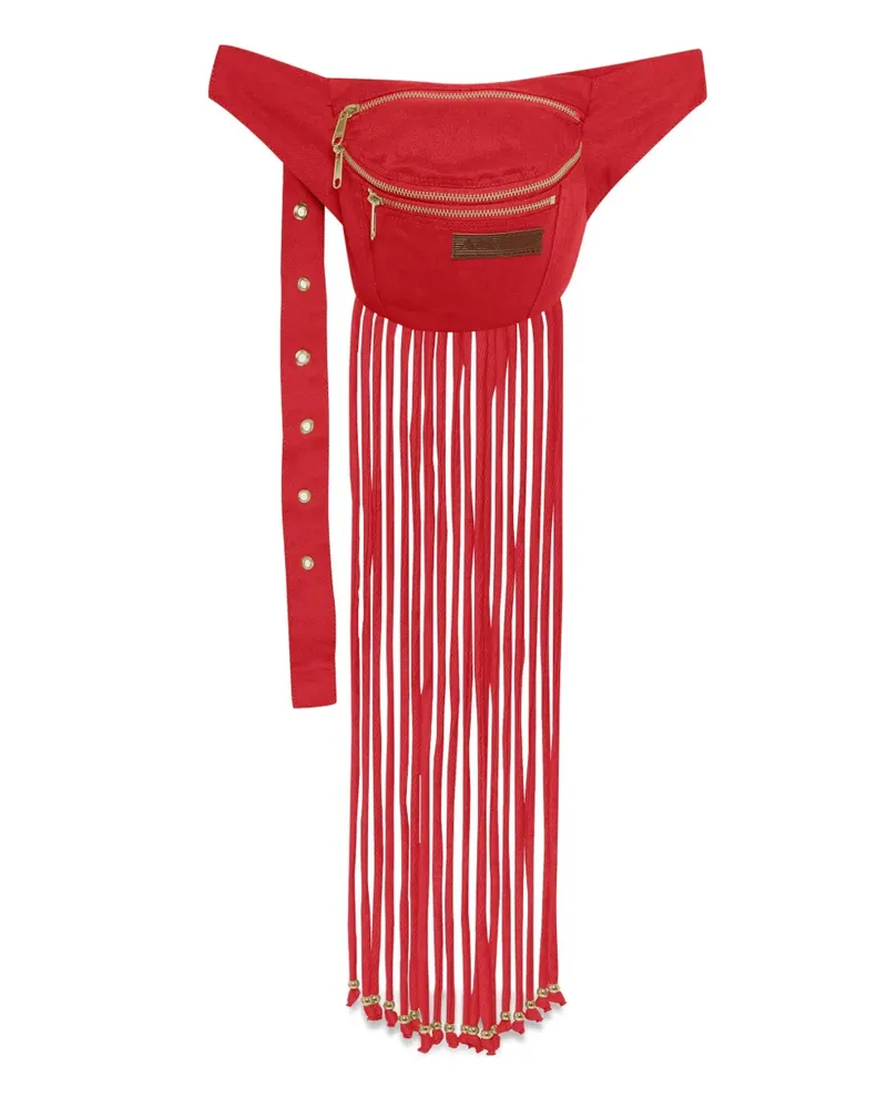 Amapô Gürteltasche mit Fransen - Rot Rot