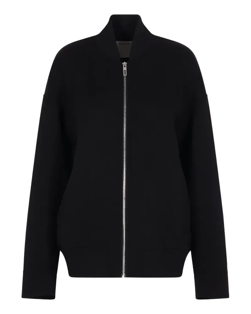 SPORTMAX zip-up bomber jacket - Schwarz Schwarz